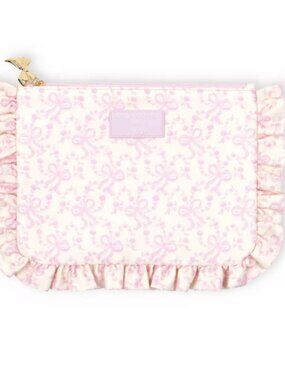 LoveShackFancy x Target - Yoobi Coquette Bow Flat Zip Pencil Case with Ruffles